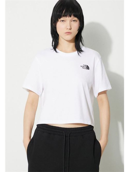 cropped simple dome tee THE NORTH FACE | NF0A87U4FN41.FN41